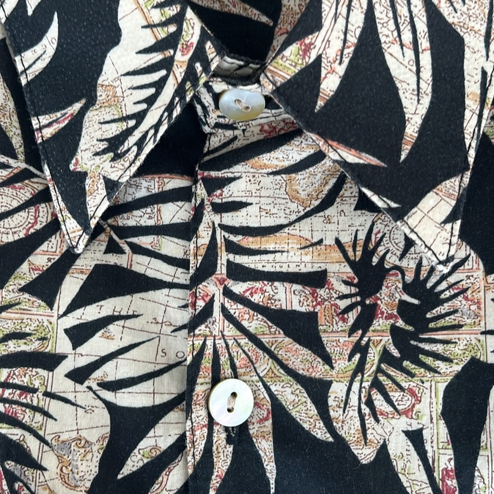 Tori Richard - Short Sleeve Hawaiian Shirt - Frond Pattern - 100% Cotton - XXL - Picture 4 of 7